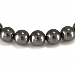 Bracelet perles hématite