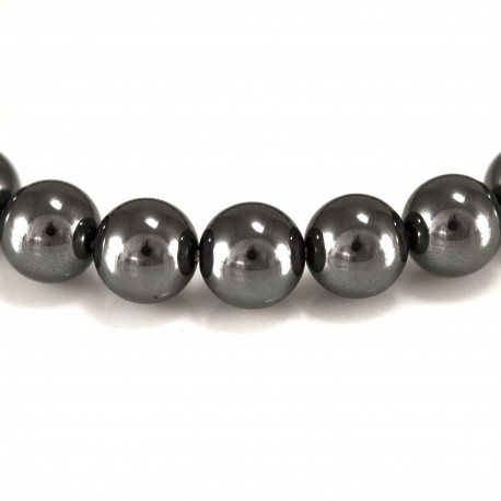 Bracelet perles hématite