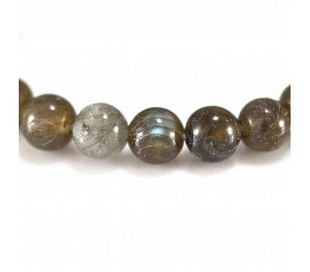 Bracelet perles labradorite