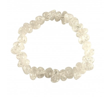 Bracelet baroque cristal de roche