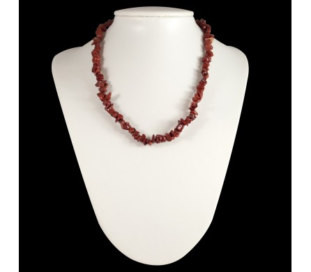 Collier baroque Jaspe Rouge