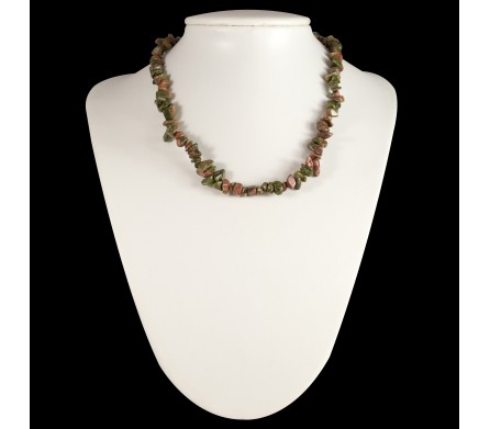 Collier baroque Unakite