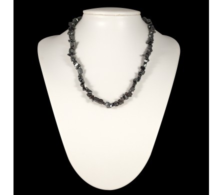 Collier baroque Hématite