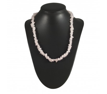 Collier baroque Quartz Rose