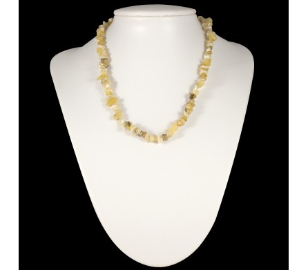 Collier baroque Opale Jaune