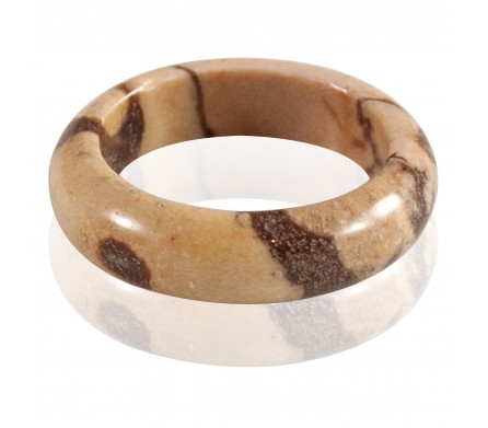 Bague pierre jaspe mookaite