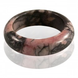 Bague pierre rhodonite