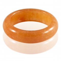 Bague pierre calcite orange 