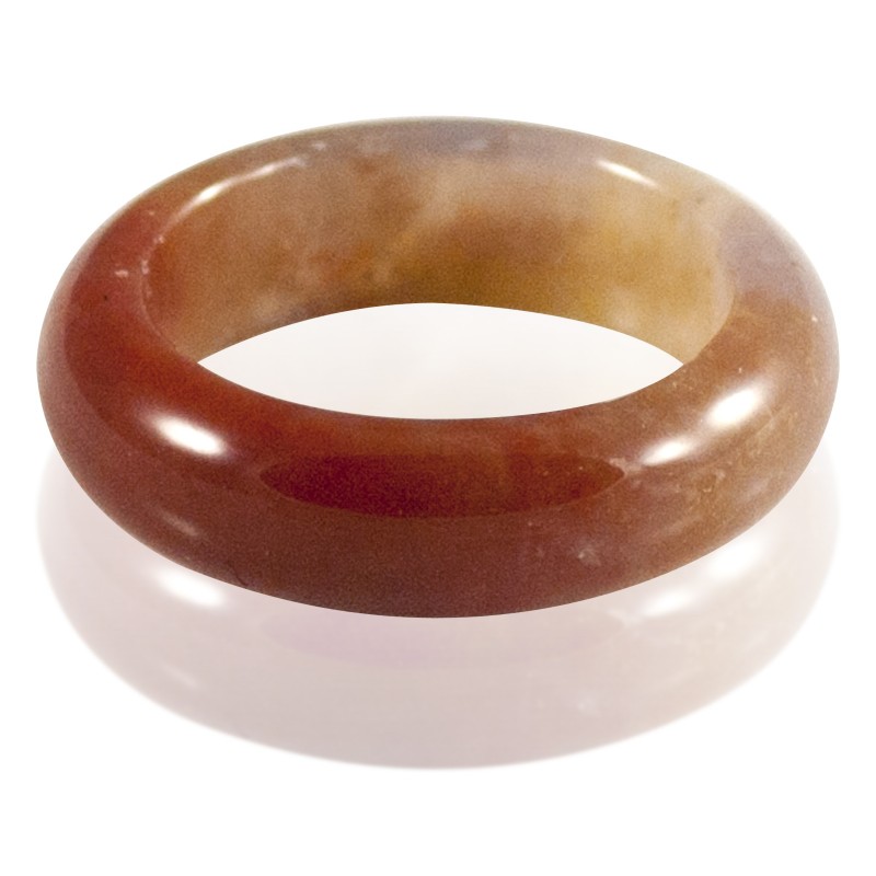 Bague Pierre fine Cornaline El gance Min rale