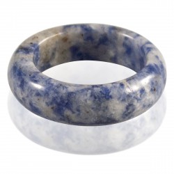 Bague pierre sodalite 