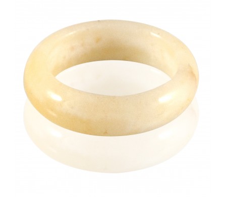 Bague Pierre fine Agate beige