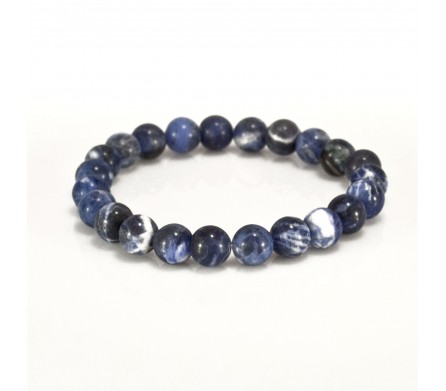 Bracelet Pierre, perles de Sodalite