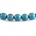 Bracelet Turquoise, perles 8 mm