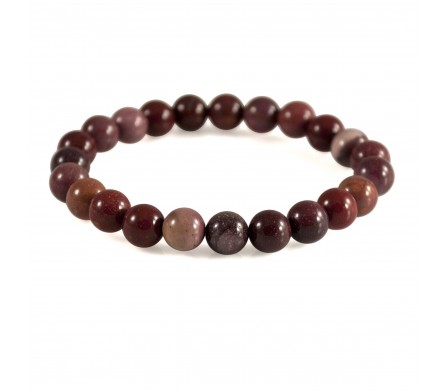 Bracelet Pierre, perles de Jaspe Mookaite