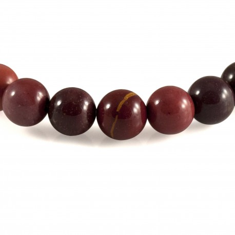 Bracelet Pierre, perles de Jaspe Mookaite