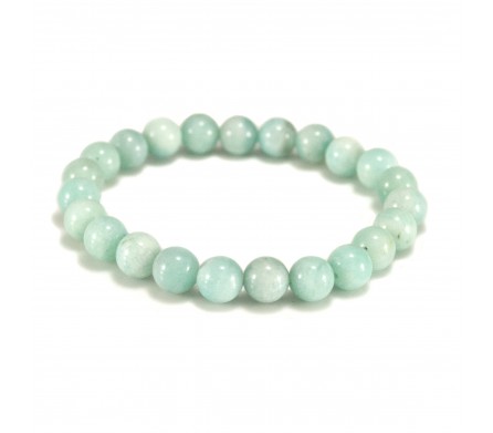 Bracelet Pierre, perles d'Amazonite