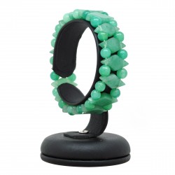 Losange d'Aventurine verte, Bracelet en Pierre