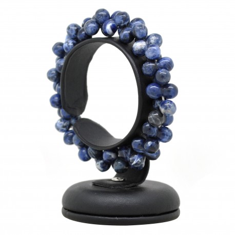 Perles de sodalite, Bracelet ADN Pierre