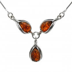 Argent et Ambre, collier Tessa