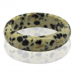 Bague Pierre fine Jaspe dalmatien