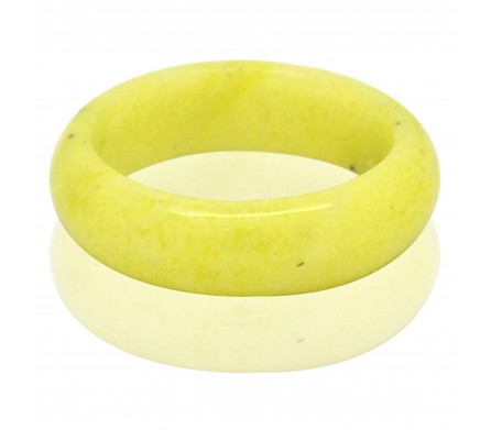 Bague Pierre fine Agate jaune