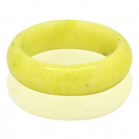 Bague Pierre fine Agate jaune