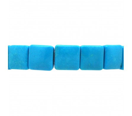 Turquoise, Bracelet en carré de Pierre