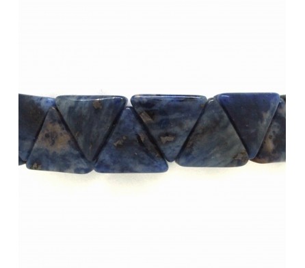 Triangle de Sodalite, Bracelet en Pierre