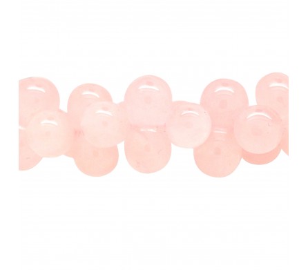 Bracelet ADN Pierre, perles de Quartz rose