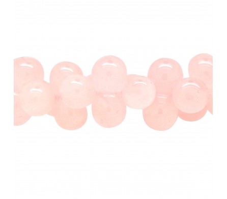 Bracelet ADN Pierre, perles de Quartz rose