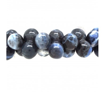 Perles de sodalite, Bracelet ADN Pierre