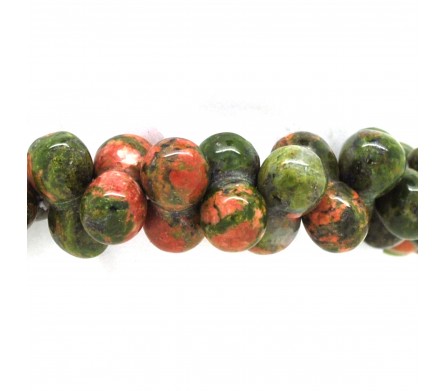 Perles d'Unakite, Bracelet ADN Pierre