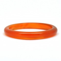 Bague Pierre fine, Agate orange 