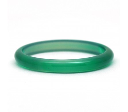 Bague Pierre fine, Agate verte