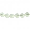 Collier Pierre, perles 8 mm, Cristal de roche