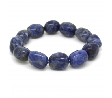 Bracelet Pierre roulée Sodalite