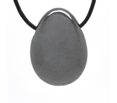 Pendentif Pierre roulée, hématite