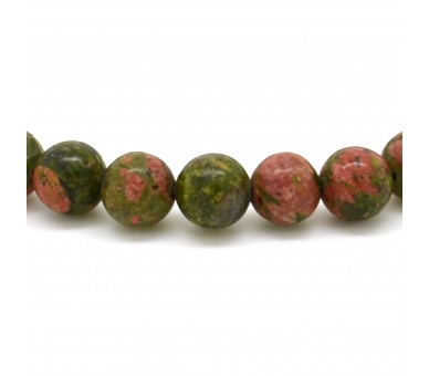 Bracelet Pierre, perles d'Unakite