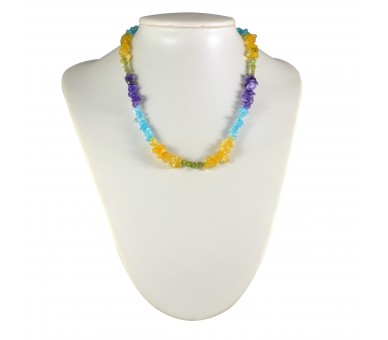 Collier Pierre baroque Multicolore