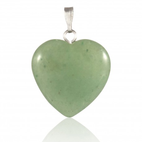 Pendentif Pierre, cœur d'Aventurine