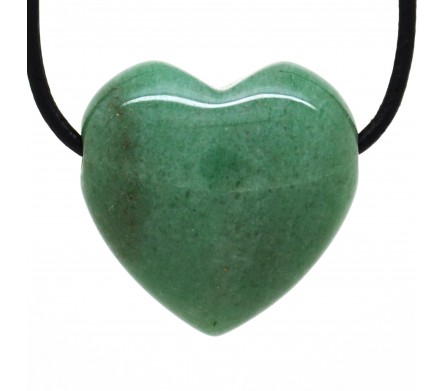 Aventurine verte, Pendentif Coeur Pierre 