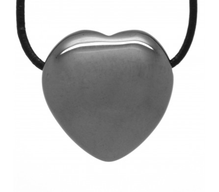 Hématite, Pendentif Coeur Pierre 