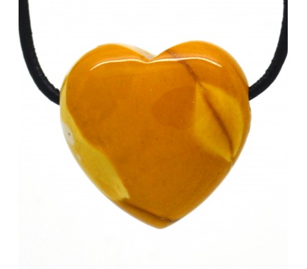 Jaspe mookaite, Pendentif Coeur Pierre 