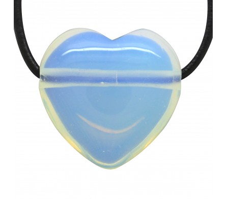 Opalite, Pendentif Coeur Pierre 