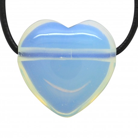 Opalite, Pendentif Coeur Pierre 