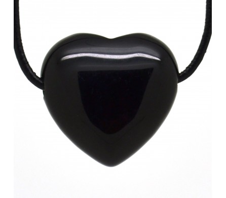 Onyx, Pendentif Coeur Pierre