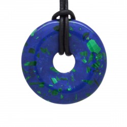 Azurite Malachite, donuts pierre 40 mm