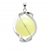 Pendentif Pierre, spirale de Jade de Chine