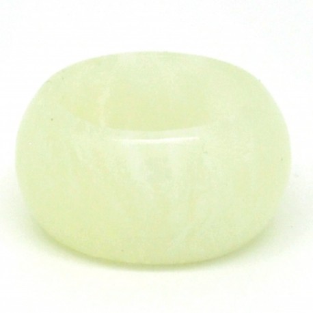 Jade de Chine Anneau en pierre 15 mm El gance Min rale
