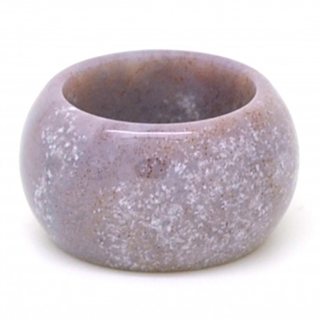 Lépidolite violette, Anneau en pierre